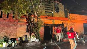 Incendio de casa en la colonia La Reforma en Monterrey