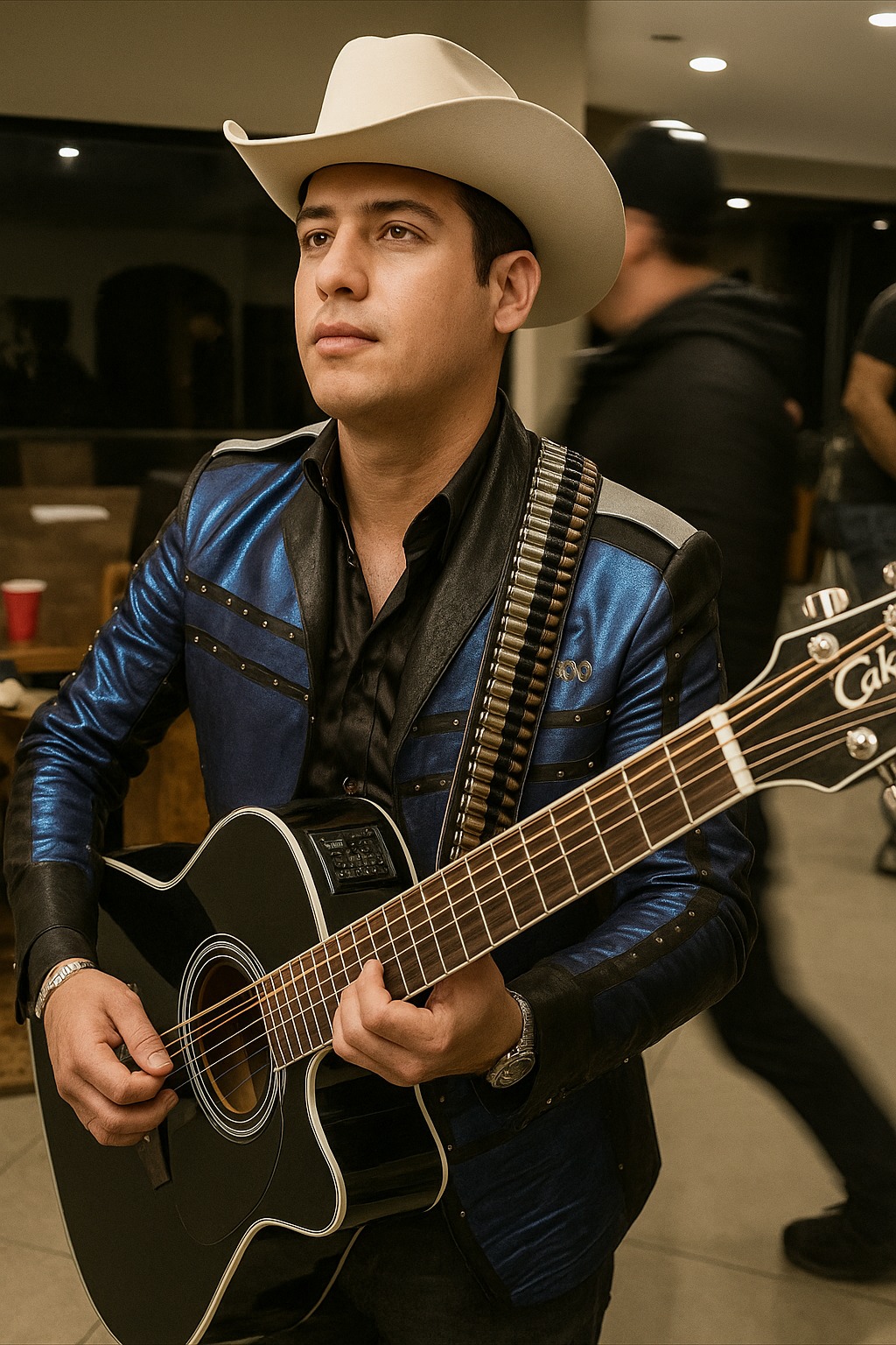 El grupo los Plebes del Rancho fue creado por Ariel Camacho y César Sánchez en Culiacán; querían fusionar el sierreño con la tuba para crear un estilo musical.