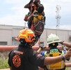 Rescate de hombre en el arroyo Topo Chico