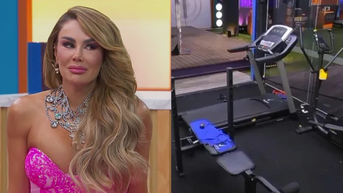 Ninel Conde vacío gimnasio de La Casa de los Famosos Ninel Conde vacío gimnasio de La Casa de los Famosos