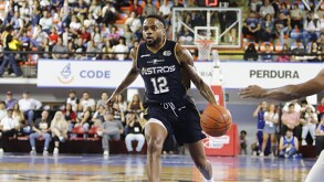 Astros de Jalisco en un partido de la LNBP.