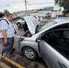 El automóvil dejó de funcionar luego de quedar en una tromba de agua El automóvil dejó de funcionar luego de quedar en una tromba de agua