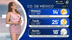Pronóstico del tiempo en CdMx para el 21 de agosto 2025 Telediario