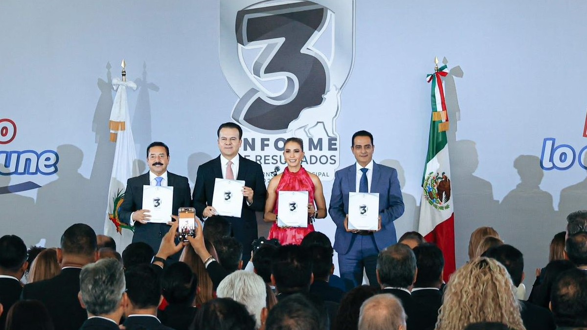 Este jueves el alcalde interino Bonifacio Herrera Rivera, presentó el tercer informe del gobierno municipal de la administración 2022 – 2025. Este jueves el alcalde interino Bonifacio Herrera Rivera, presentó el tercer informe del gobierno municipal de la administración 2022 – 2025.