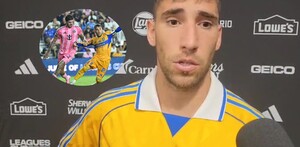 Fernando Gorriarán luego de la derrota de Tigres ante Inter Miami.