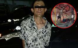 Un hombre fue detenido por robar una mochila a una persona que se encontraba dormida en calles del Centro de Monterrey.