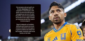 Javier Aquino se disculpa con Tigres y su afición por los errores ante Inter Miami.