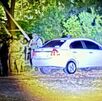Un policía resultó herido tras frustrar un robo en Poza Rica. Delincuentes colocaron ponchallantas en las salidas de la ciudad para huir.