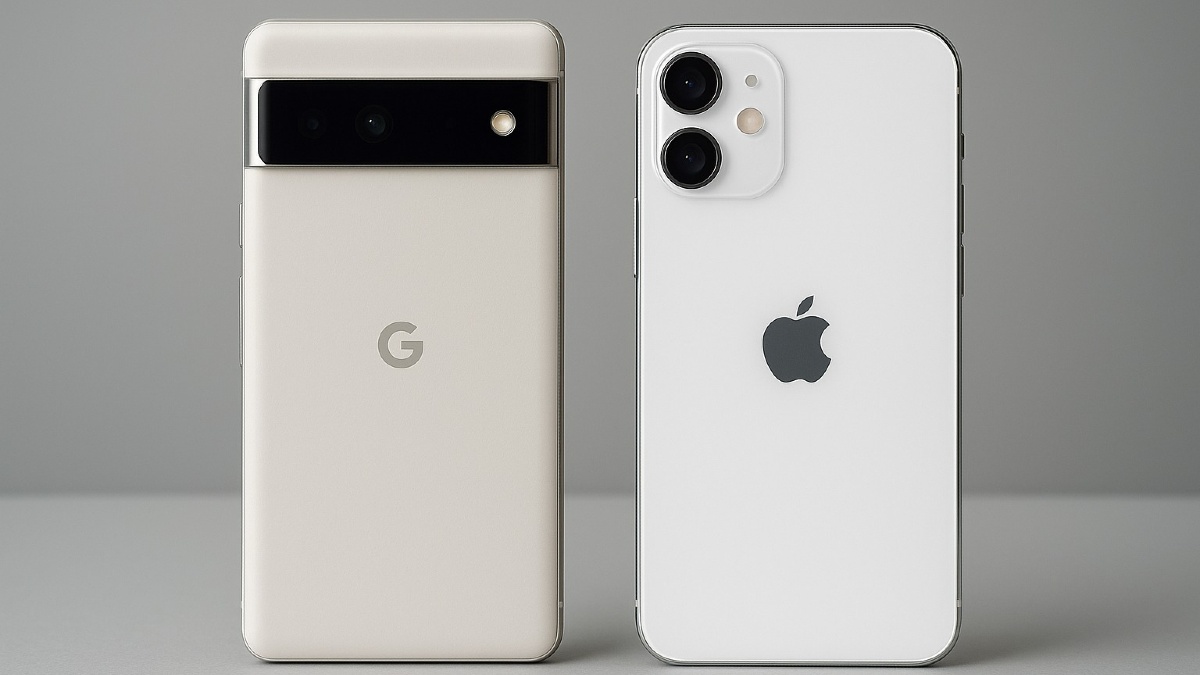celular de google pixel y un iphone celular de google pixel y un iphone