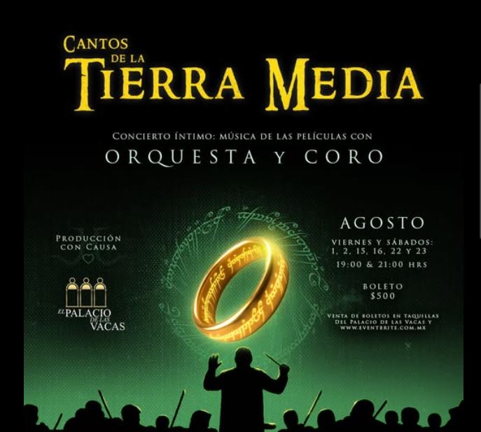 La música épica del Señor de los Anillos cobrará vida en Guadalajara con un concierto único. Descubre aquí la fecha, precio y todos los detalles del evento.