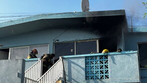 Incendio en departamento de Monterrey