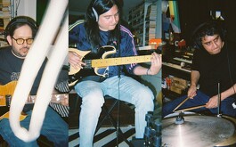 Los integrantes de Happy-Fi se preparan para su primera gran presentación en Monterrey. / Cortesía Happy Fi Band