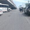 La mujer intentó cruzar la calle momentos antes del accidente. La mujer intentó cruzar la calle momentos antes del accidente.