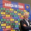 El directivo del equipo femenil de Barcelona quedó sorprendido por el amor recibido por parte de los aficionados al equipo en tierras regias. El directivo del equipo femenil de Barcelona quedó sorprendido por el amor recibido por parte de los aficionados al equipo en tierras regias.