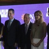 Hernán Garza Echaverría, director del torneo; Alejandra Cárdenas y Melody Falcó presentaron el torneo / Abierto de Monterrey Hernán Garza Echaverría, director del torneo; Alejandra Cárdenas y Melody Falcó presentaron el torneo / Abierto de Monterrey