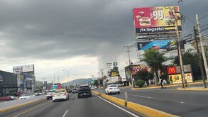 Lluvia en Monterrey