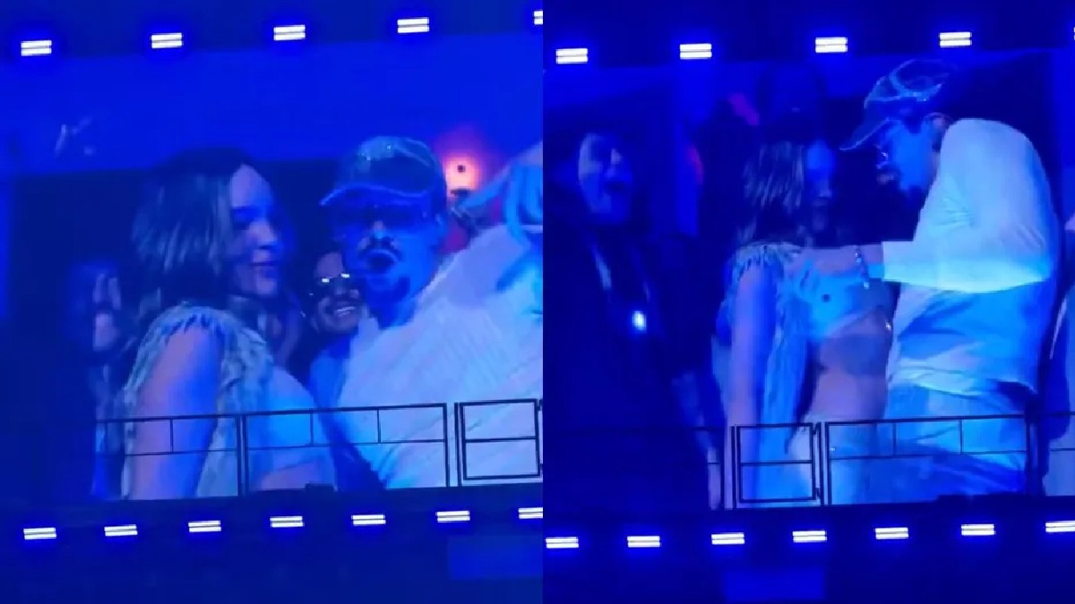 Bad Bunny le canta en vivo a Belinda Bad Bunny le canta en vivo a Belinda