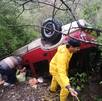 Aparatosa volcadura de camioneta deja 5 lesionados en Iturbide, Nuevo León Aparatosa volcadura de camioneta deja 5 lesionados en Iturbide, Nuevo León