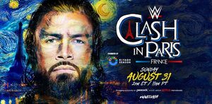 WWE Clash in París será el día 31 de agosto en Francia.