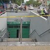 Autoridades cerraron la estación de La Aurora donde habría ocurrido el accidente Autoridades cerraron la estación de La Aurora donde habría ocurrido el accidente