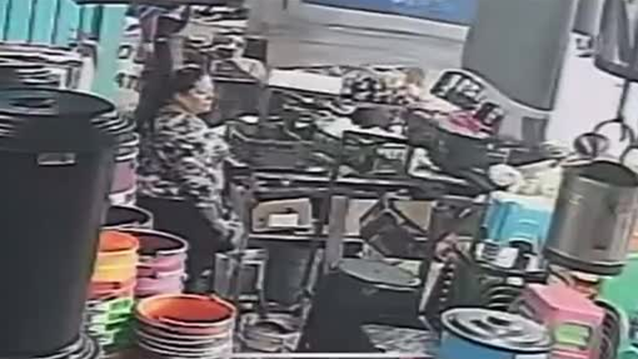 Torreón: Captan a mujer robando bolsa en Mercado Alianza.