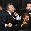 Alito Moreno y Noroña llegaron hasta los golpes y empujones Alito Moreno y Noroña llegaron hasta los golpes y empujones