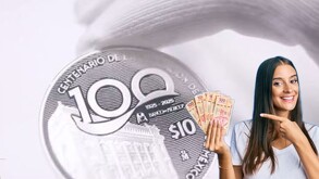 Banxico, (Banco de México), conmemoró un siglo de existencia con el lanzamiento de una moneda de plata y la introducción de billetes.