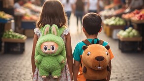 Las calles del Centro Histórico de la Ciudad de México ofrecen mochilas a precios bajos y con diseños para todos los gustos.