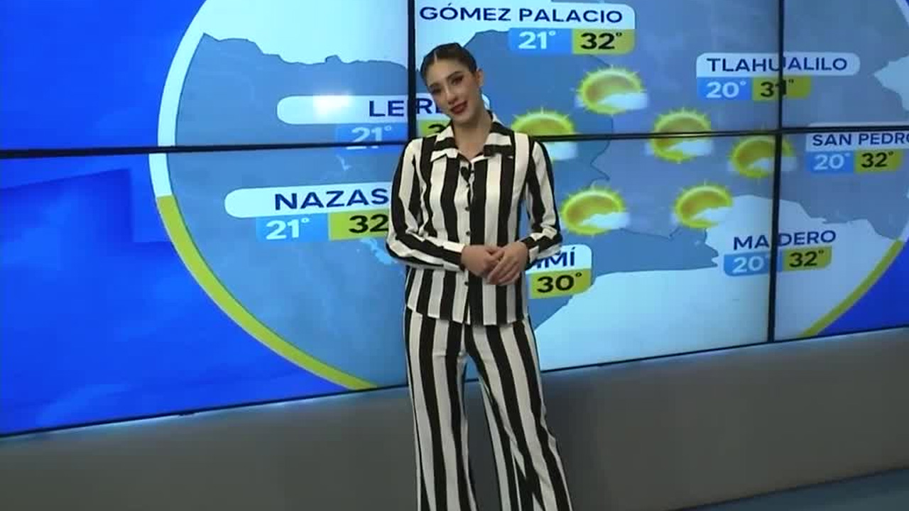 Fanny Ramírez nos da el pronóstico del tiempo en Laguna para este miércoles 27 de agosto de 2025.