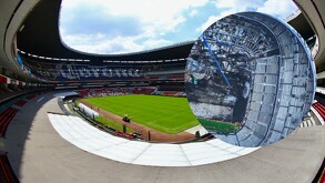 Así marchan las remodelaciones del Estadio Azteca para la Copa del Mundo de México, Estados Unidos y Canadá.
