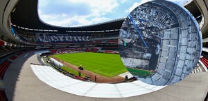 Así marchan las remodelaciones del Estadio Azteca para la Copa del Mundo de México, Estados Unidos y Canadá.