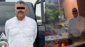Detienen a taxista en Monterrey por presuntamente golpear a conductor de Uber