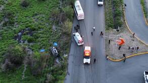 La carretera se mantuvo cerrada por varias horas