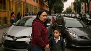 Esta es la multa por estacionarte en doble fila en este regreso a clases.