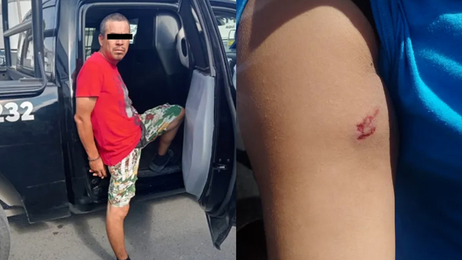 El hombre fue detenido por agredir a la empleada en una tienda ubicada en el Centro de Monterrey.