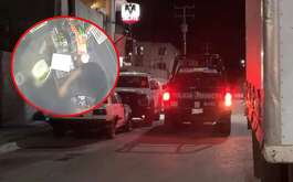 El violento asalto a una tienda de abarrotes en Pesquería, Nuevo León fue captado por cámaras de seguridad.