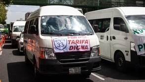 Conductores del transporte público suspenden servicios para el regreso a clases en Toluca.