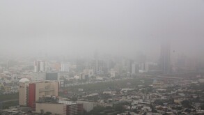 Frente frío en Monterrey