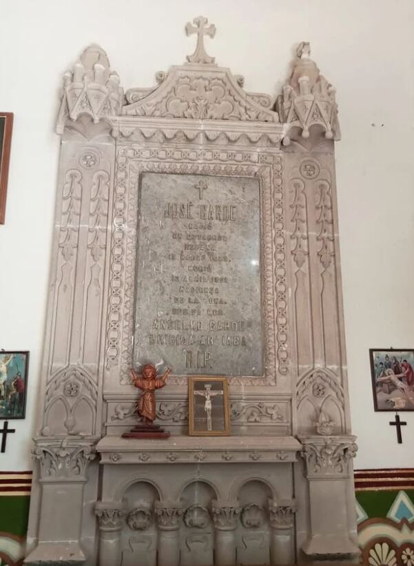 Así es la capilla dentro de la Ex Hacienda La Loma