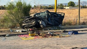 Un trágico accidente vehicular múltiple ocurrió la tarde de este sábado, alrededor de las 17:40 horas en la carretera Torreón Matamoros