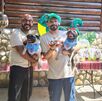 Fiesta de cumpleaños de perritos pug en Guadalupe