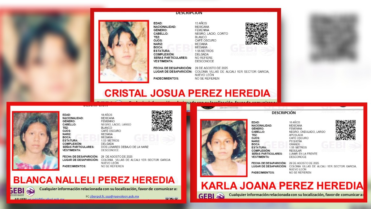 Hermanas desaparecidas en García, Nuevo León Hermanas desaparecidas en García, Nuevo León