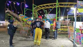 Accidente en juego mecánico en feria de Juárez, Nuevo León