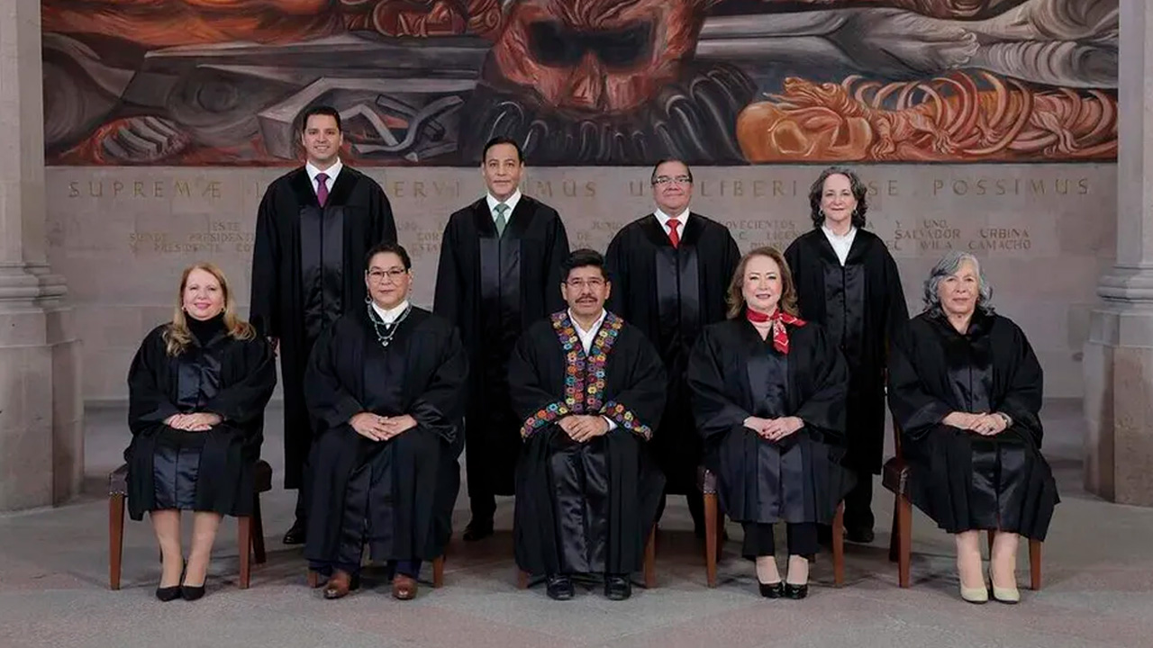 La Suprema Corte de Justicia de la Nación (SCJN) difundió la fotografía de la nueva integración de togados electos por voto popular.