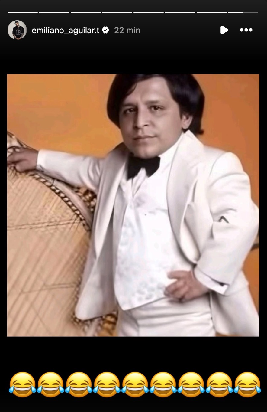 Emiliano Aguilar se burla de Christian Nodal Emiliano Aguilar se burla de Christian Nodal