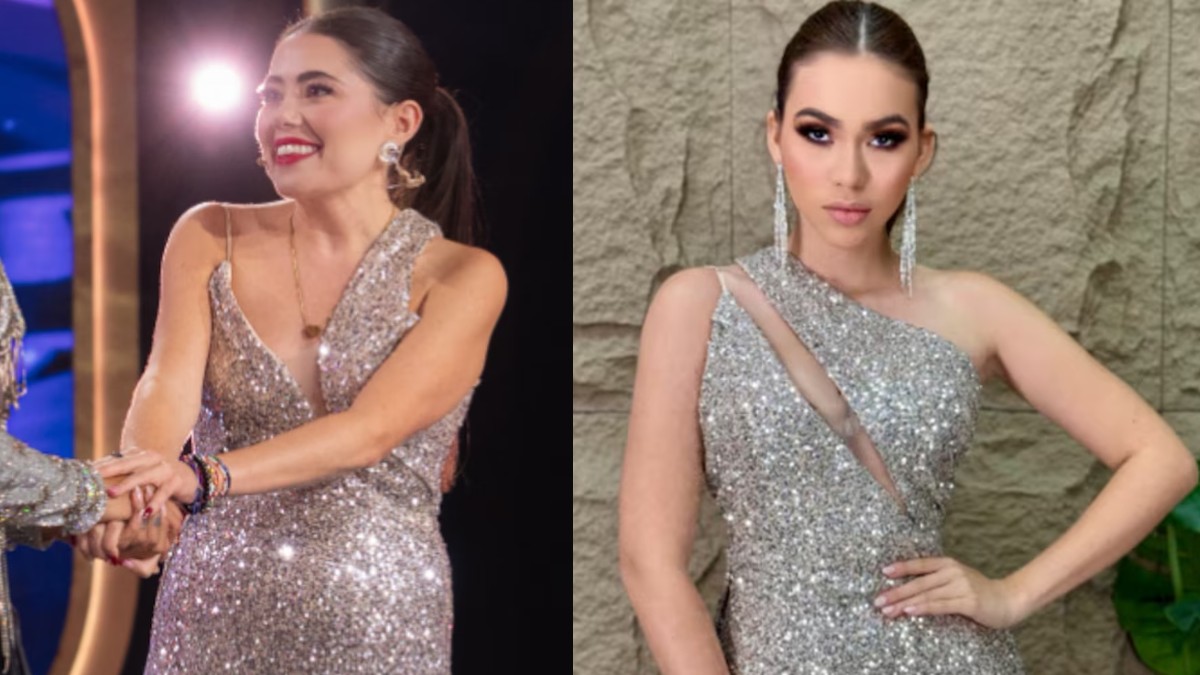 Mariana Botas se habría colocado mal su vestido Mariana Botas se habría colocado mal su vestido