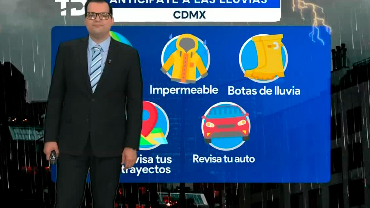 Nelson Valdez nos da el pronóstico del tiempo en CdMx para este lunes 01 de septiembre de 2025.