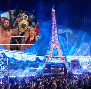 Seth Rollins retuvo su campeonato Mundial Pesado con ayuda de Becky Lynch.