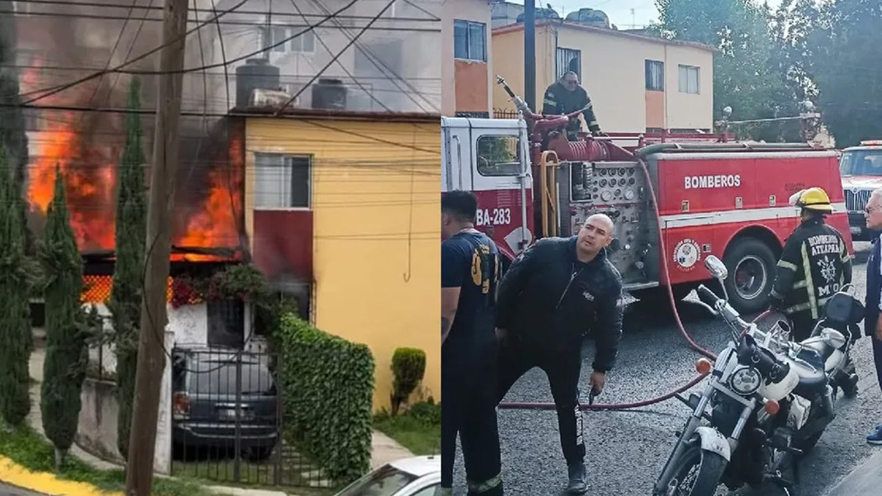 Una explosión de gas LP provocó un incendio en Atizapán de Zaragoza. Una mujer perdió la vida y tres más resultaron lesionadas con quemaduras.