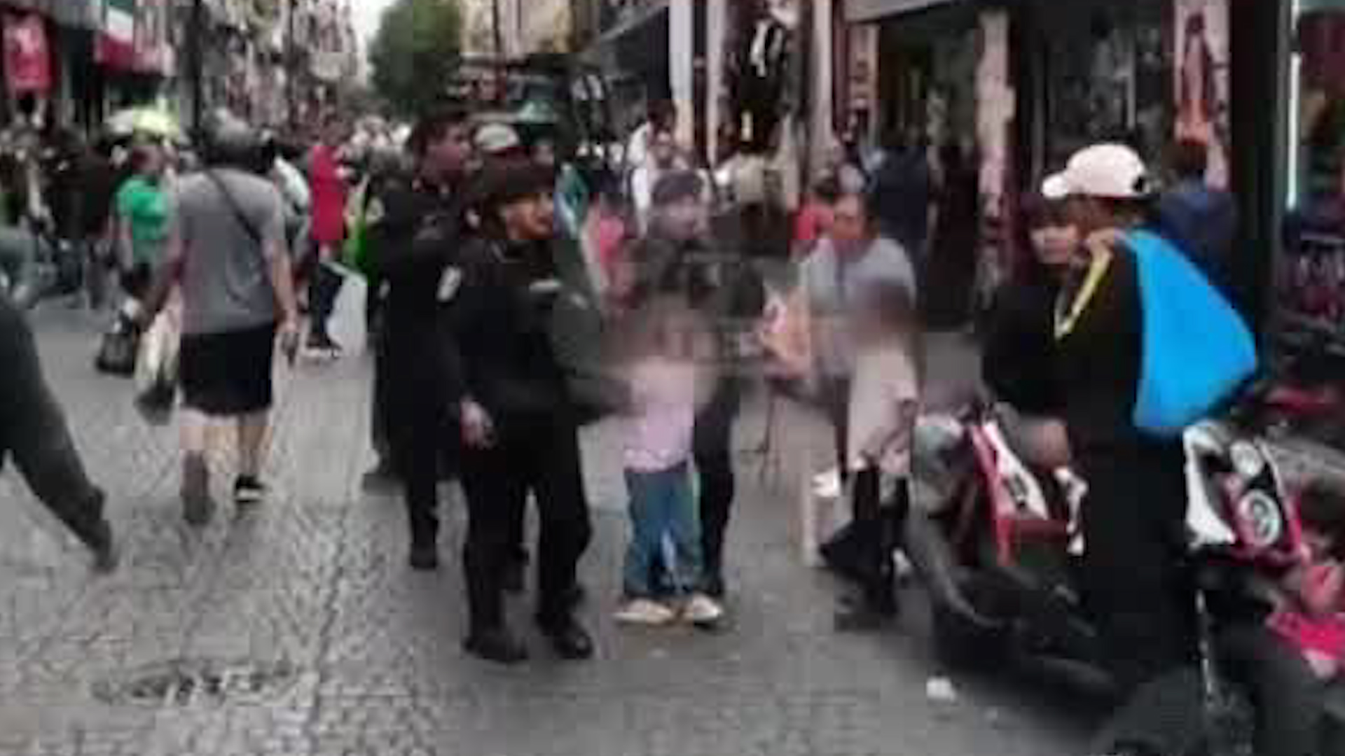 Elementos del grupo Zorros de la SSC lograron encontrar a la menor en medio de las compras masivas por regreso a clases.